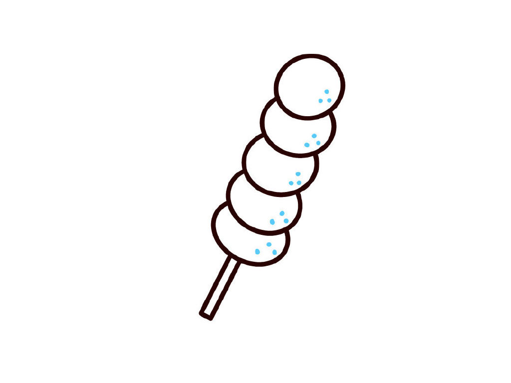 步骤5：画表皮上的小点点。