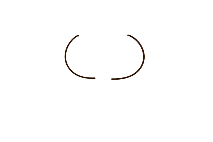 步骤1：先画一对括号。