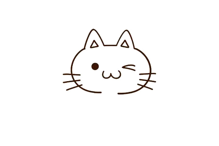 四步画可爱小猫妹妹-图2