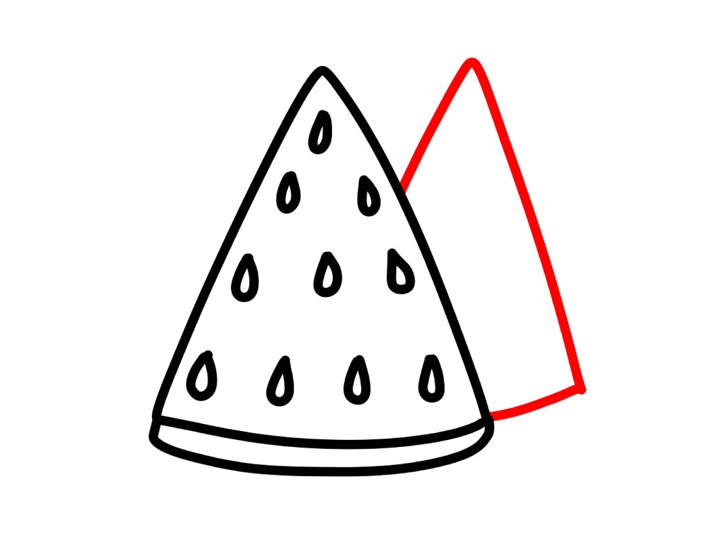 西瓜简笔画画法教程-图5