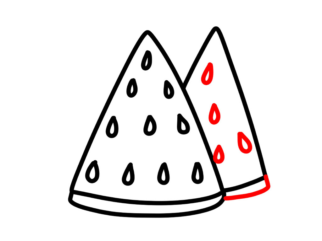 西瓜简笔画画法教程-图6