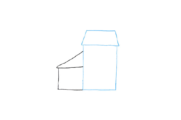 充满童趣的小房子简笔画教程1-图2