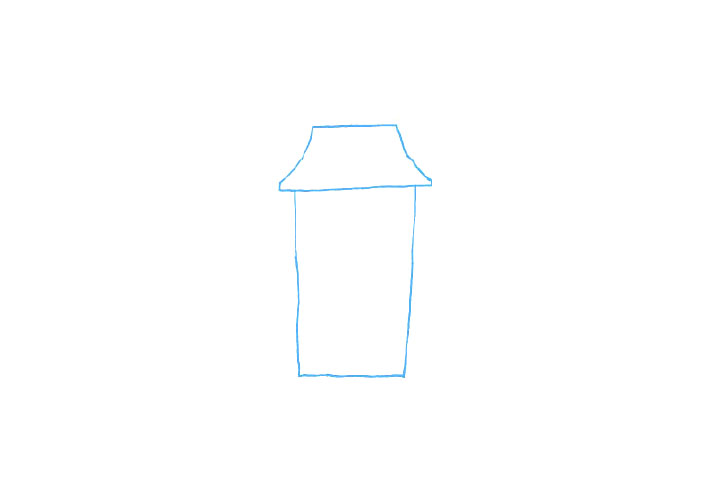 充满童趣的小房子简笔画教程2-图1