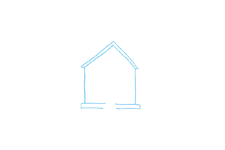 充满童趣的小房子简笔画教程3-图1