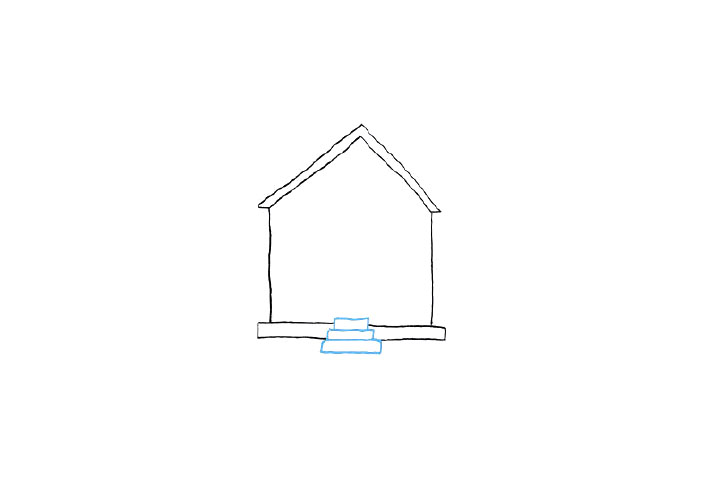充满童趣的小房子简笔画教程3-图2