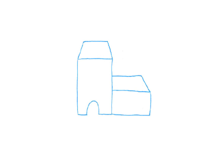 充满童趣的小房子简笔画教程4-图1