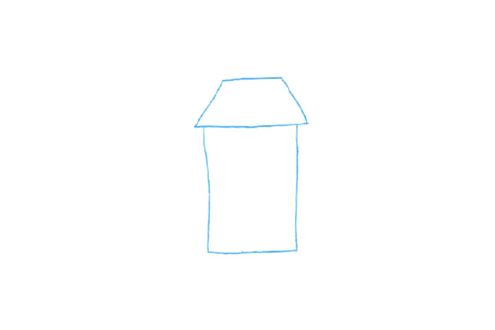 充满童趣的小房子简笔画教程7-图1