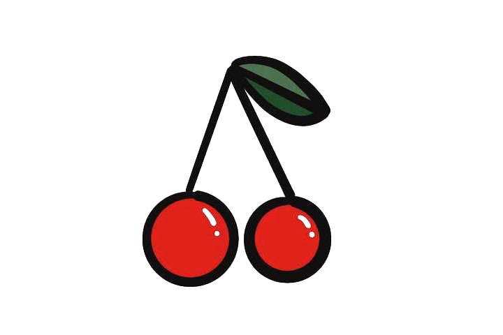 樱桃简笔画教程步骤