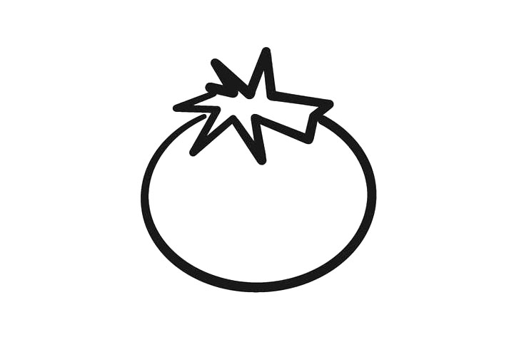 简单的西红柿简笔画画法步骤-图2