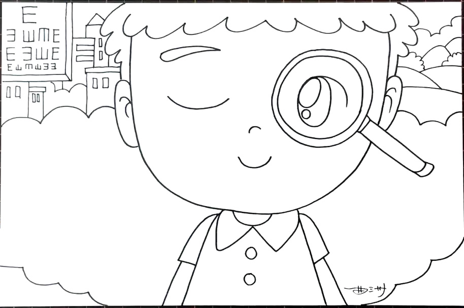 2020年爱眼日主题手抄报-图5