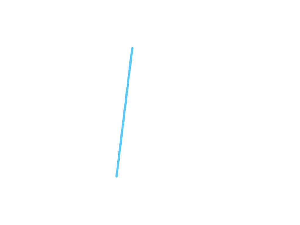 步骤1：画直线。