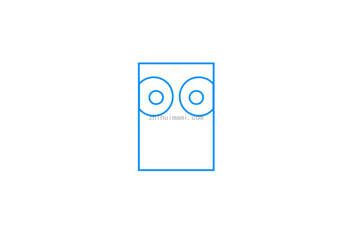 步骤1：先画一个矩形。