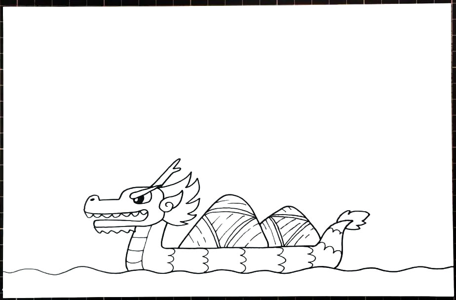 端午节龙舟手抄报图片-图2