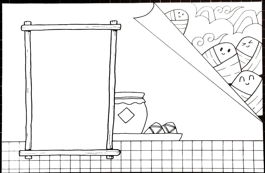 简单的端午节手抄报图片-图4