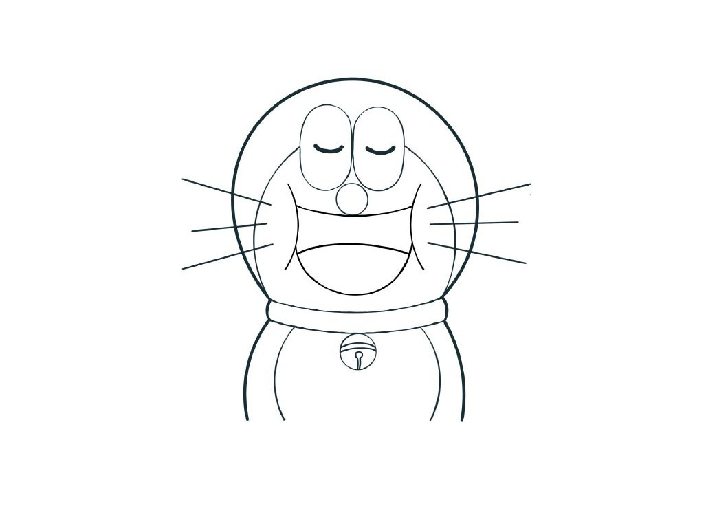 步骤7：画出它的铃铛。