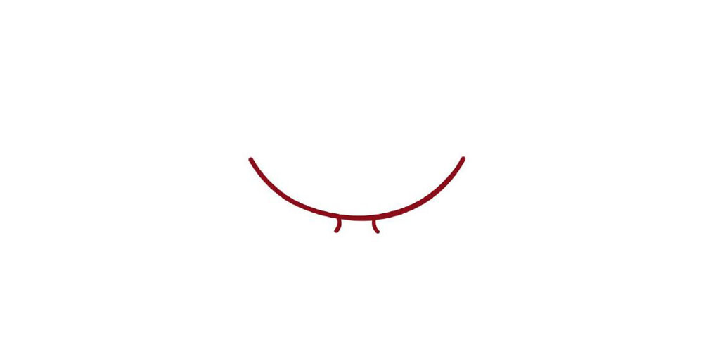 步骤1：画小女孩的脸。