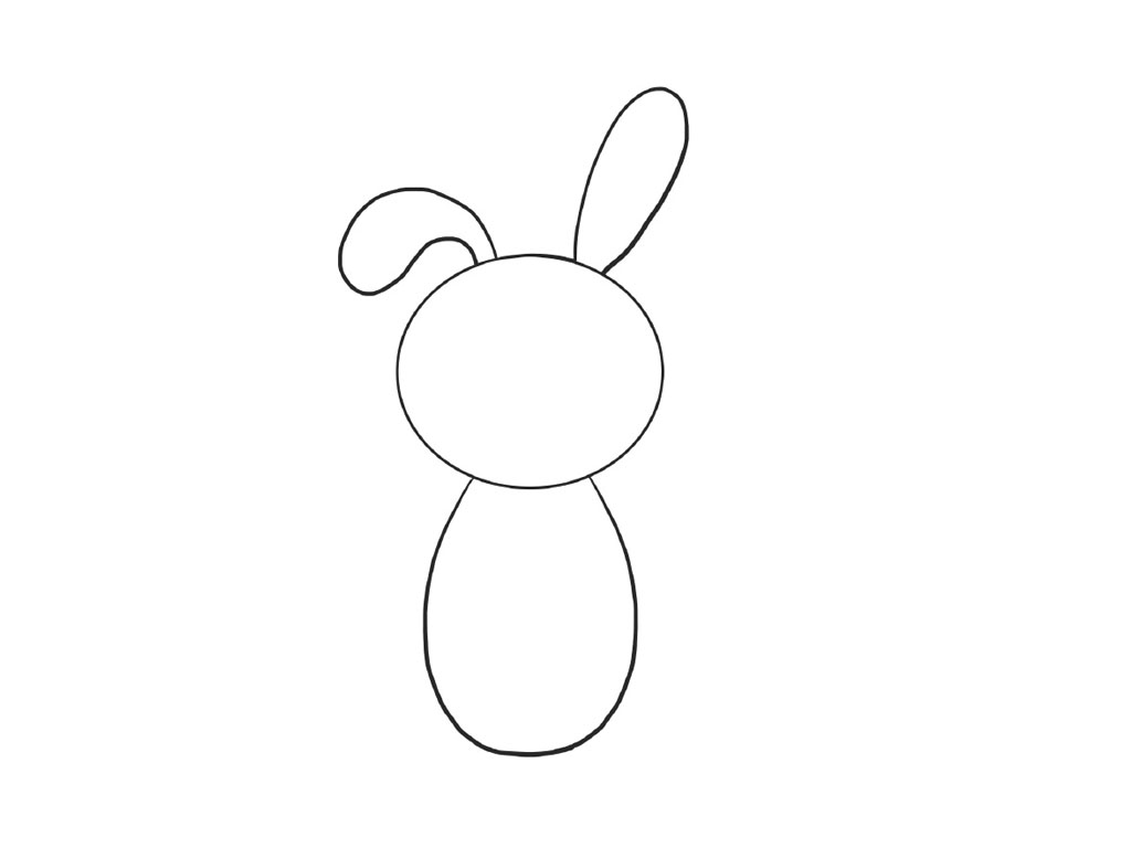 步骤3：画出身体。