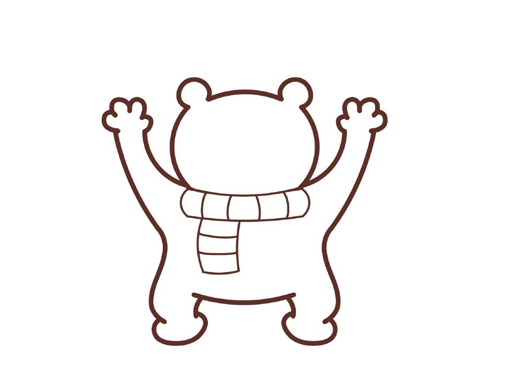 步骤4：画出身体。