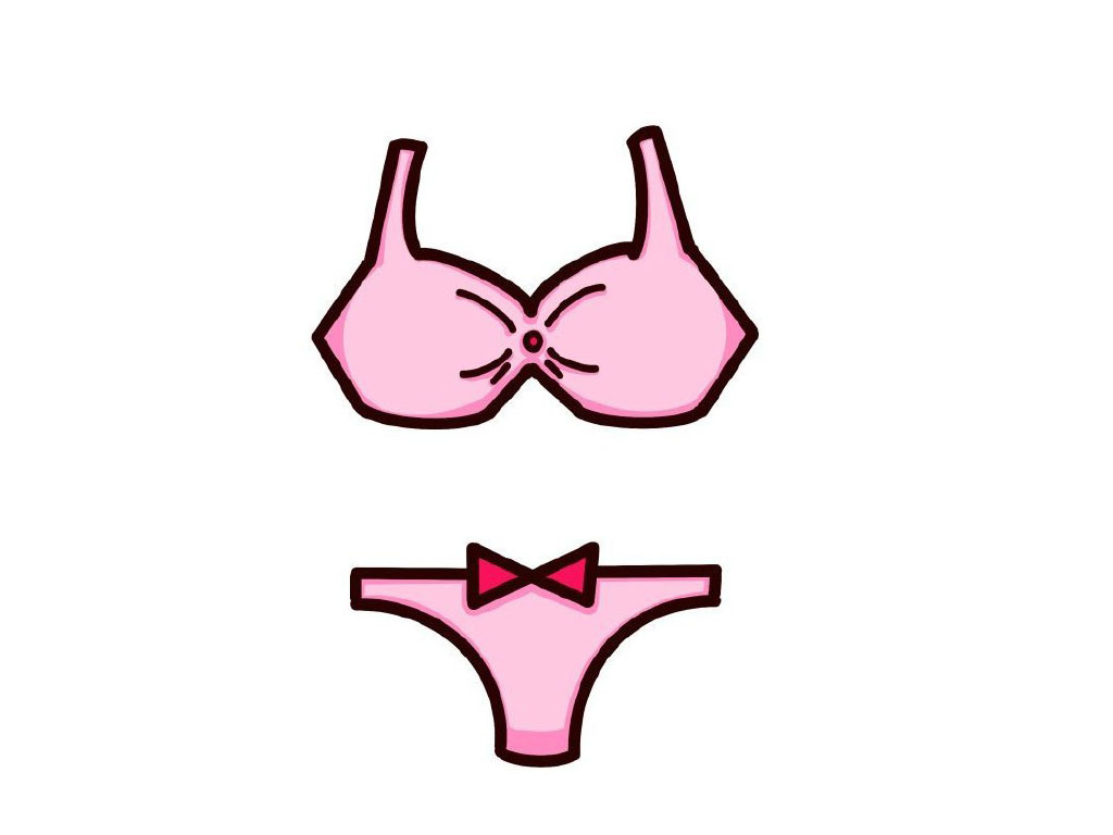 女士泳衣简笔画教程