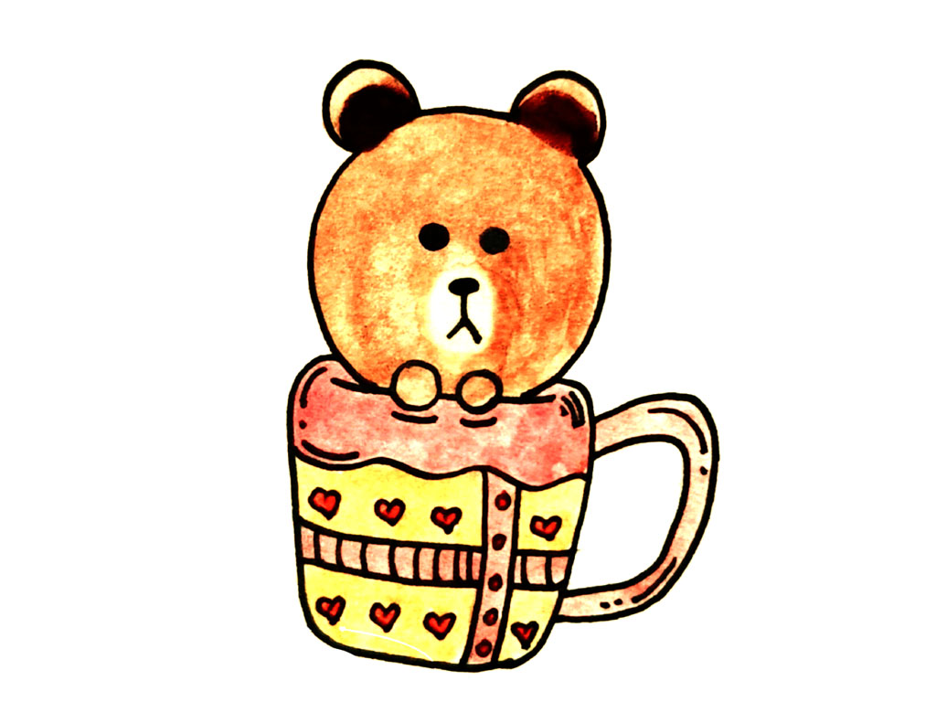 步骤8：给杯子上色。