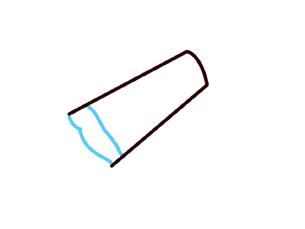 步骤2：随意画两条线。