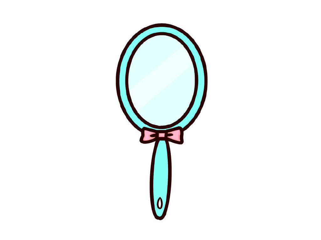 镜子简笔画画法教程