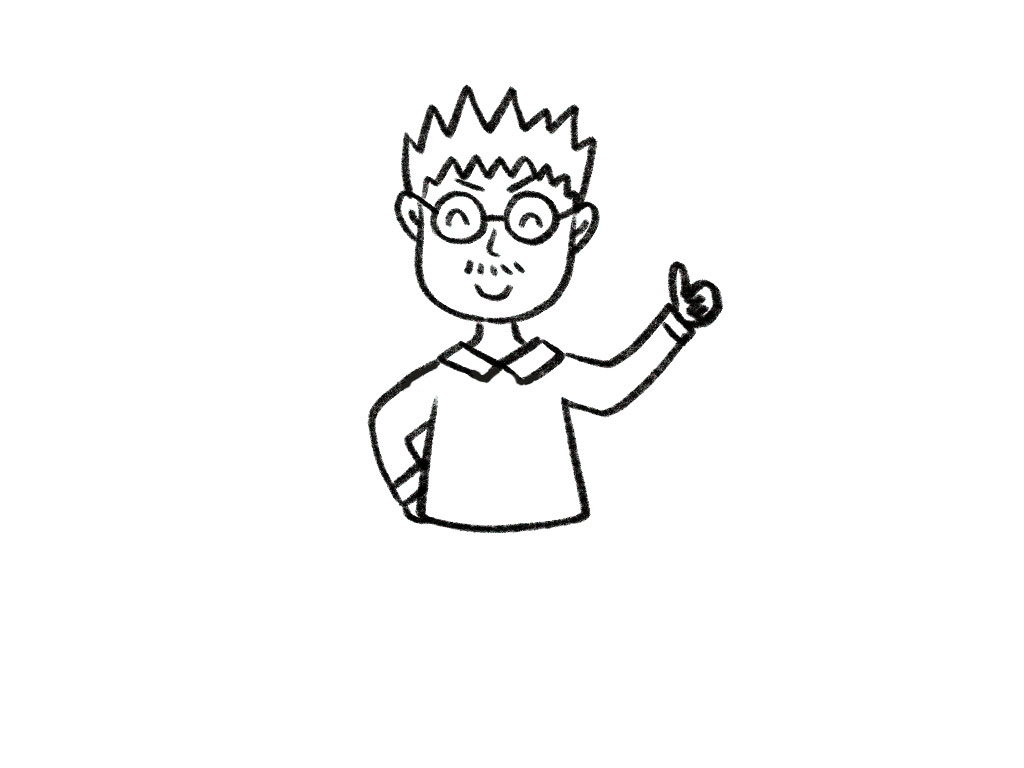 超人爸爸简笔画画法步骤-图5