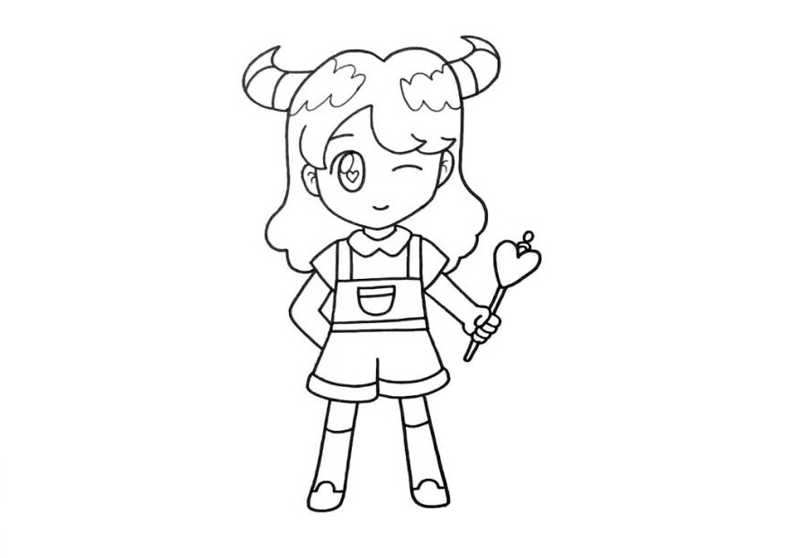 十二星座漫画人物-金牛座简笔画-图4