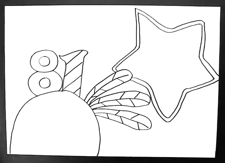 简单好画的建军节手抄报-图3