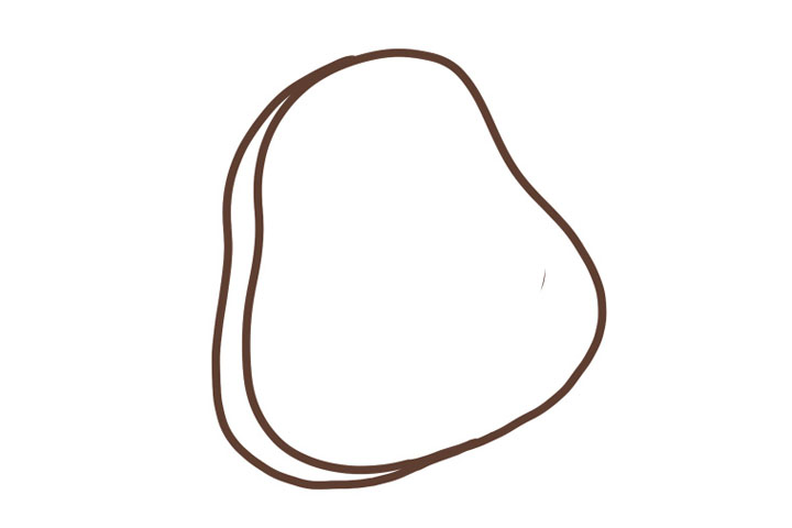 可爱牛油果简笔画教程-图2