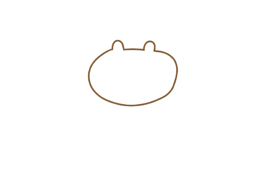 超萌小狮子简笔画教程-图2