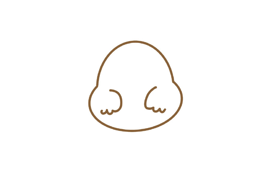 可爱小鸡简笔画教程-图2