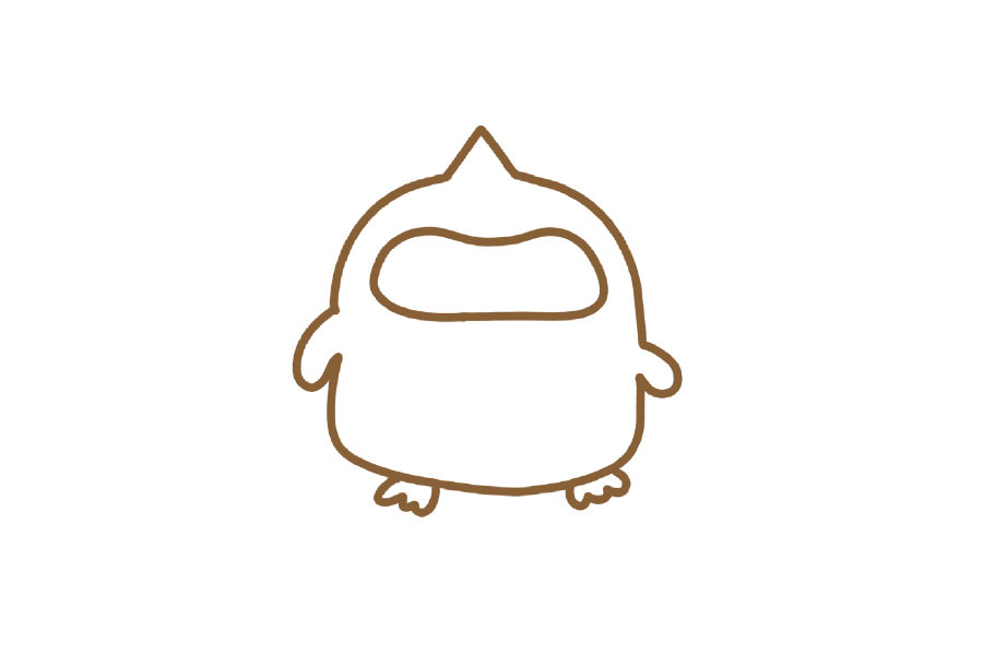 可爱卡通小企鹅简笔画教程-图3