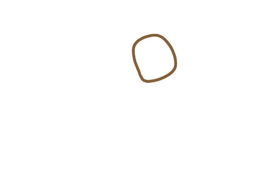 萌萌哒长颈鹿简笔画教程-图1