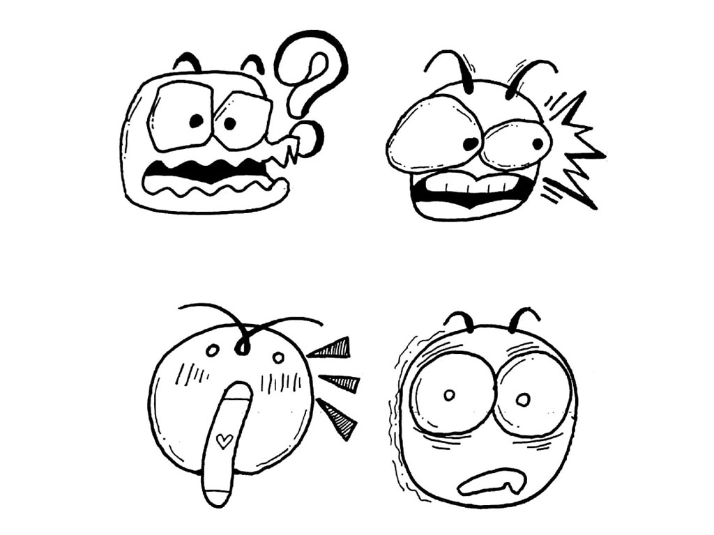 一组魔性表情包简笔画-图2