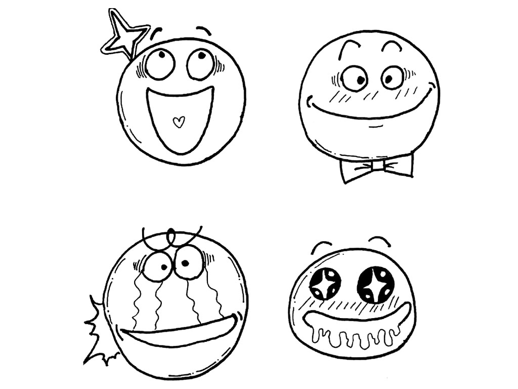 一组魔性表情包简笔画-图7