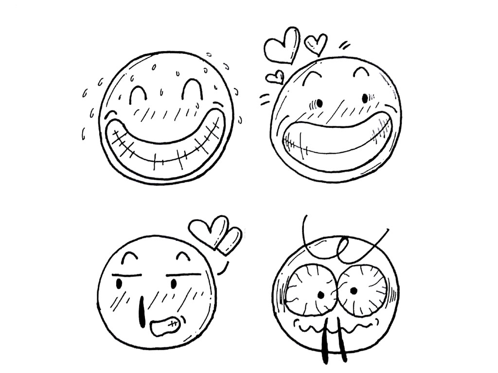 一组魔性表情包简笔画-图9