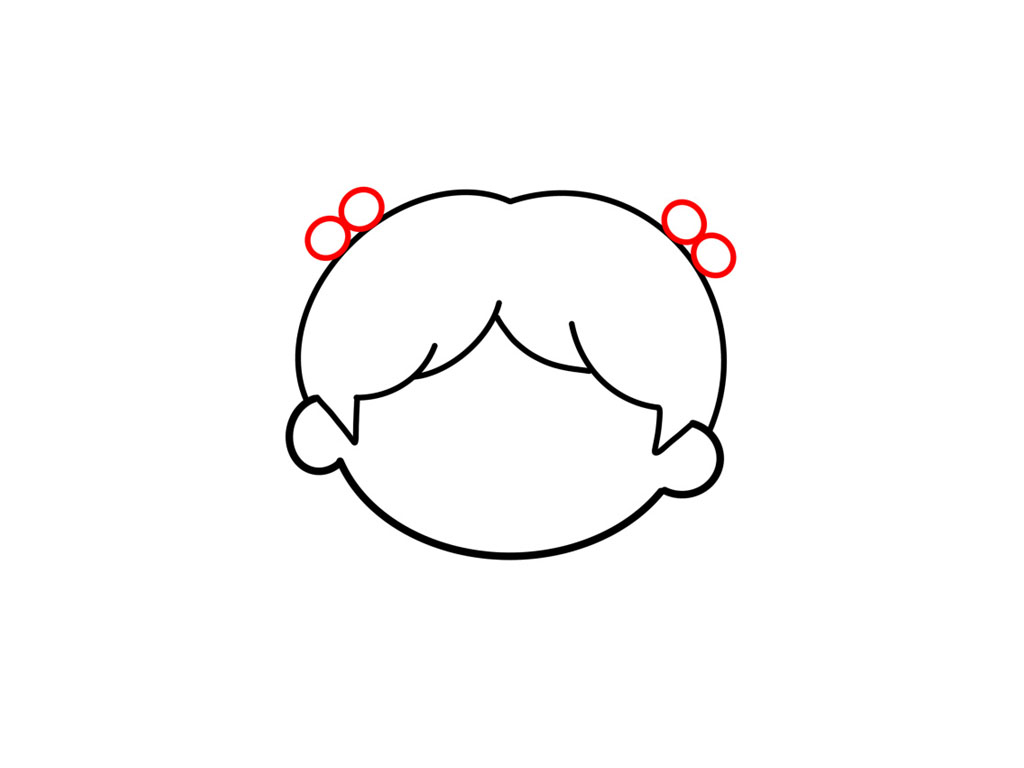 简单的小女孩简笔教程-图5