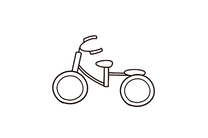 自行车简笔画教程-图5