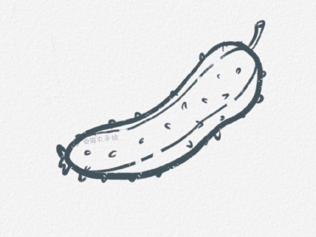 常见蔬菜简笔画图片-图1