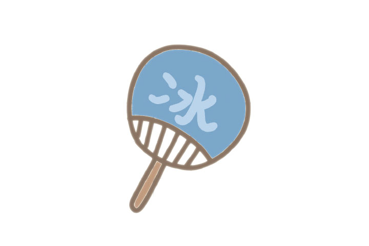 夏日解暑团扇简笔画画法-图3