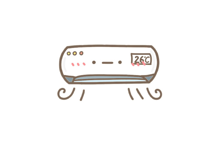 夏日解暑小空调简笔画画法