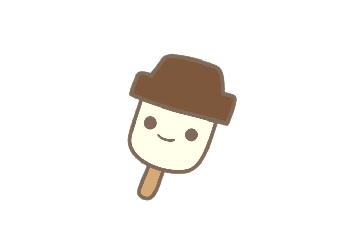 夏日解暑小雪人雪糕简笔画画法-图3