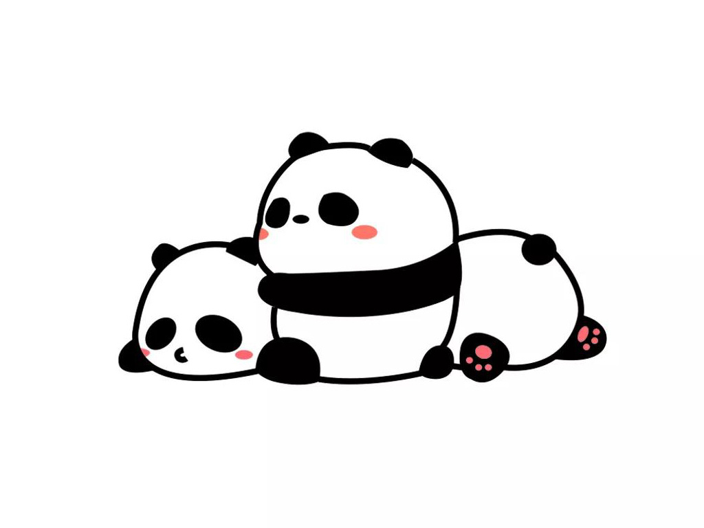 胖嘟嘟的大熊猫简笔画画法详解
