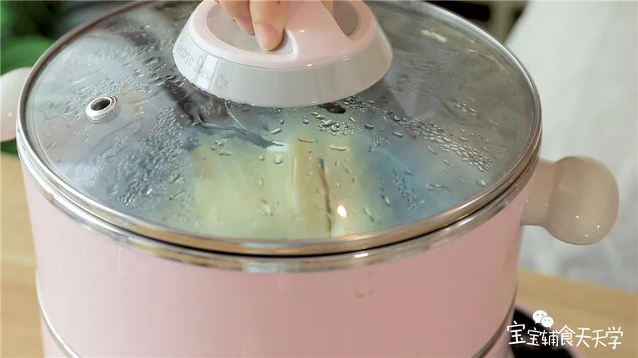 第2步：山药蒸熟