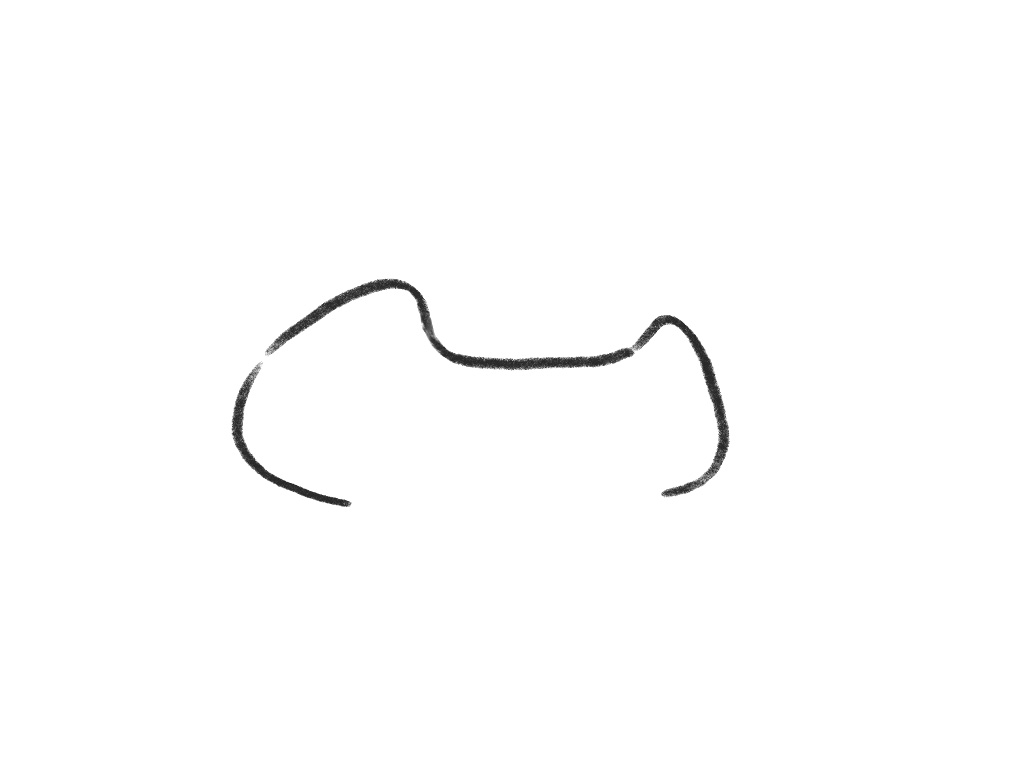 小女孩开猪猪汽车简笔画画法步骤-图1