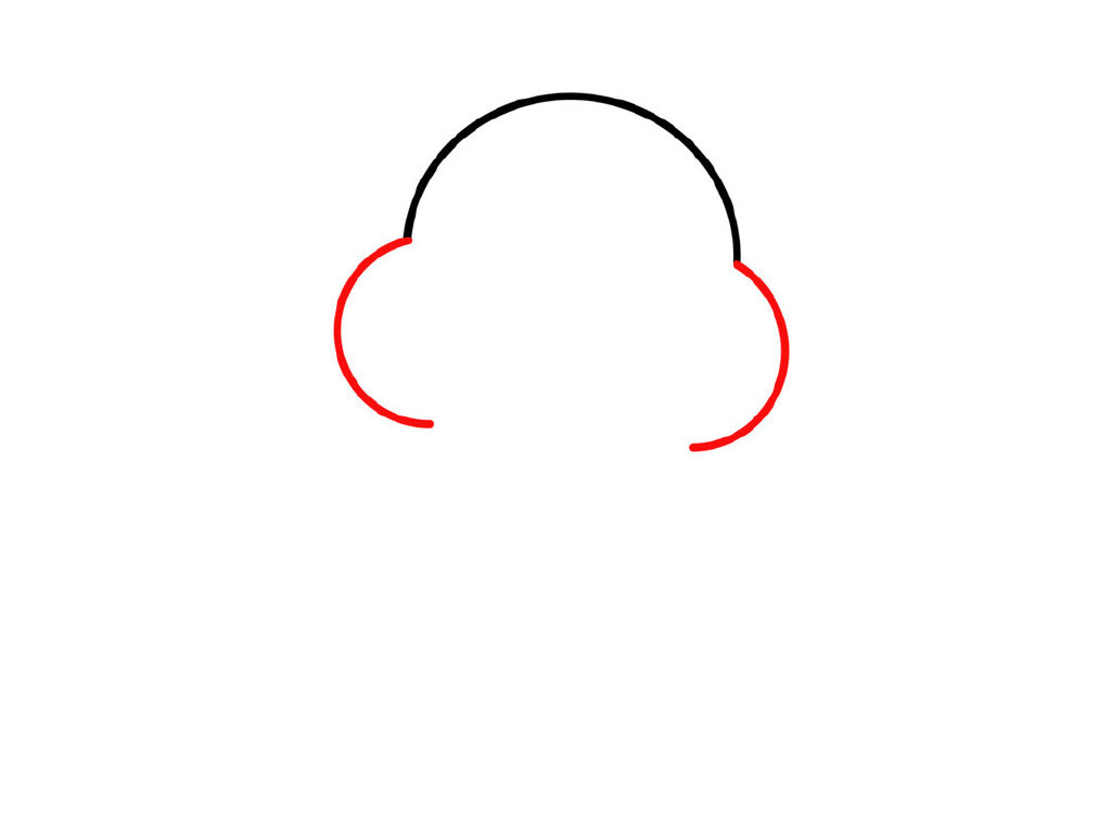 胖胖小黄鸭简笔画画法步骤-图2