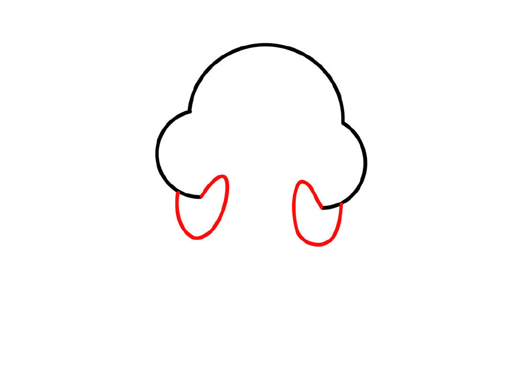 胖胖小黄鸭简笔画画法步骤-图3