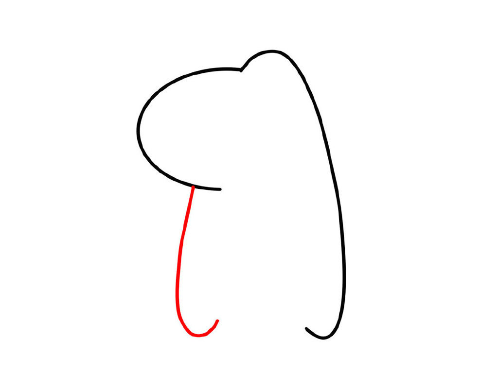 独角兽简笔画图解教程-图3