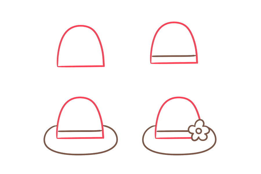 如何用一个半椭圆，画出趣萌简笔画-图2